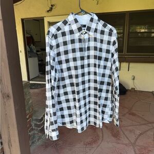 Hugo Boss Monochrome Checkered Shirt